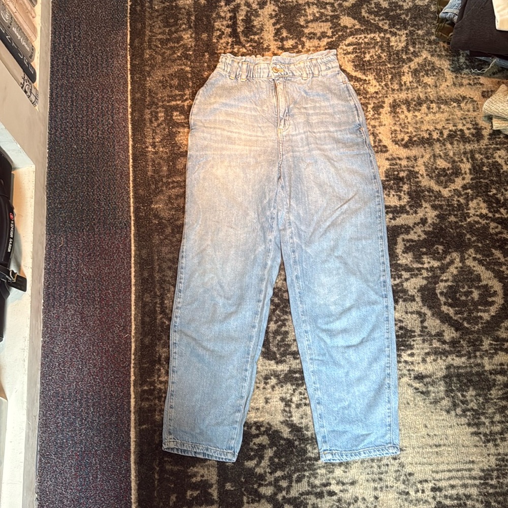 Pilcro cinched waist jeans